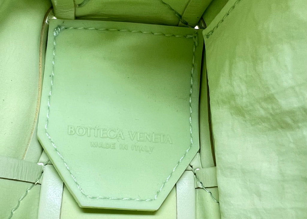 Bottega Veneta Small Cassette 23 in Pine Glade Calfskin Bag