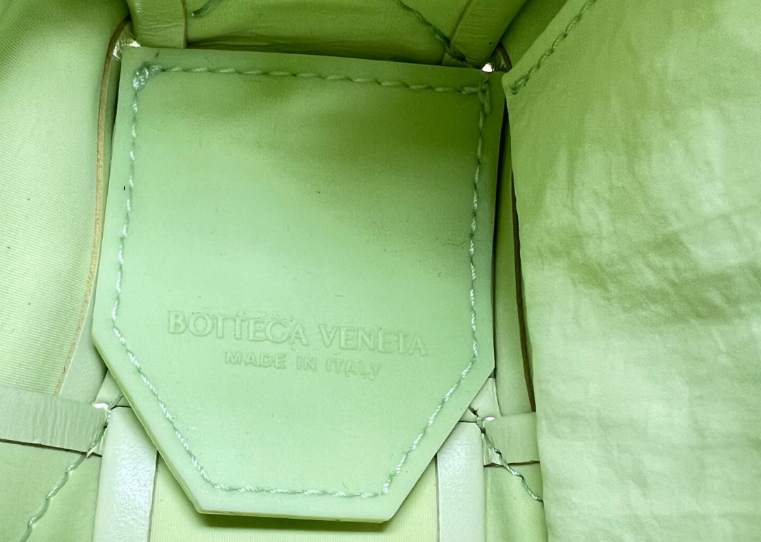 Bottega Veneta Small Cassette 23 in Pine Glade Calfskin Bag