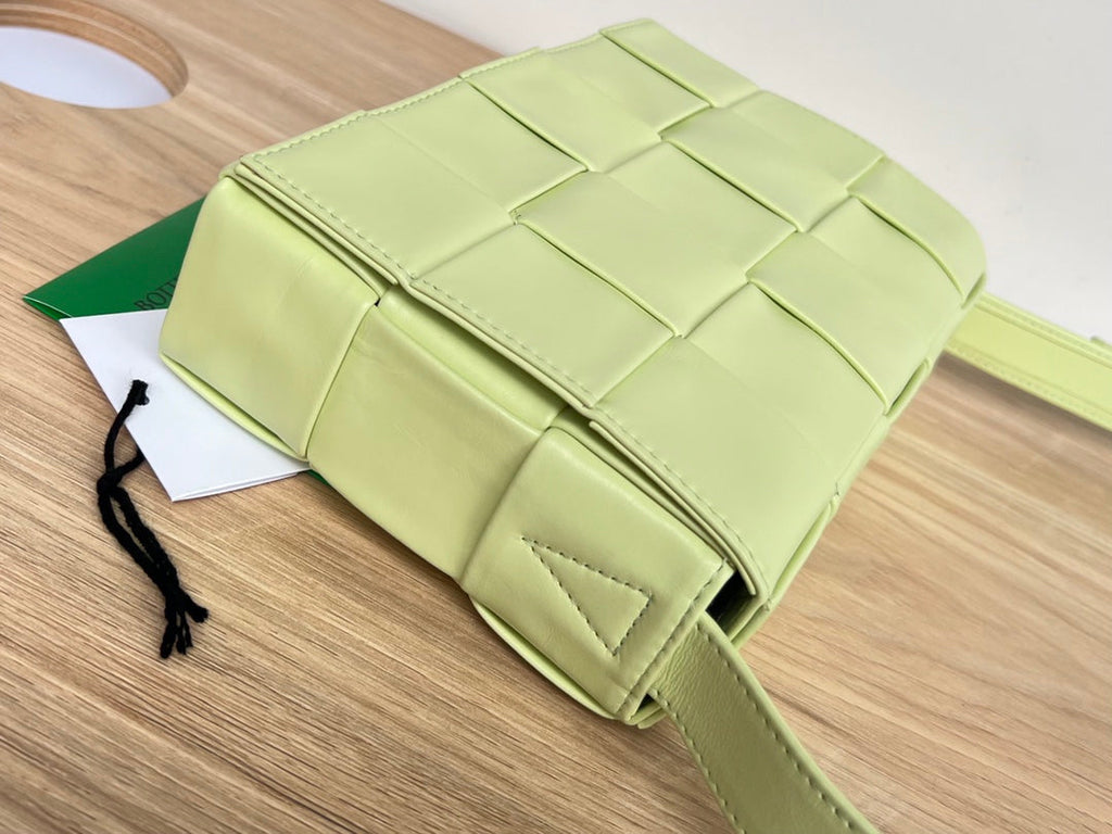Bottega Veneta Small Cassette 23 in Pine Glade Calfskin Bag
