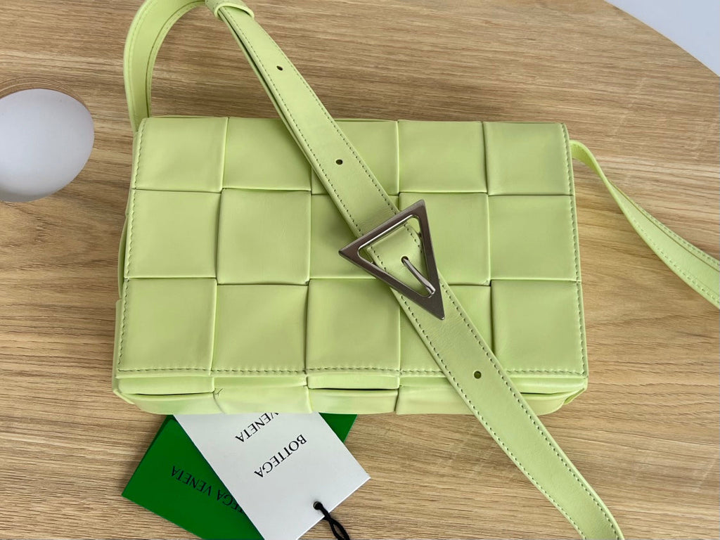 Bottega Veneta Small Cassette 23 in Pine Glade Calfskin Bag