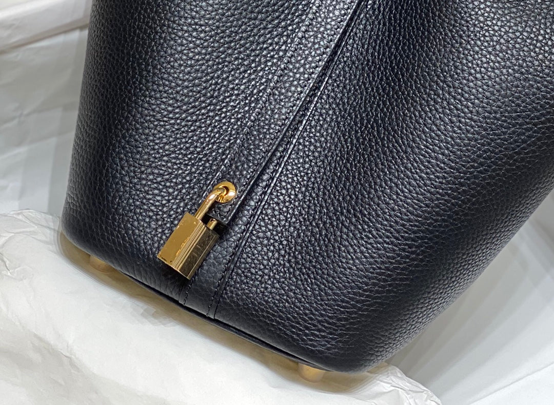 Hermes Picotin Lock 18 Black Togo Ghw Bag