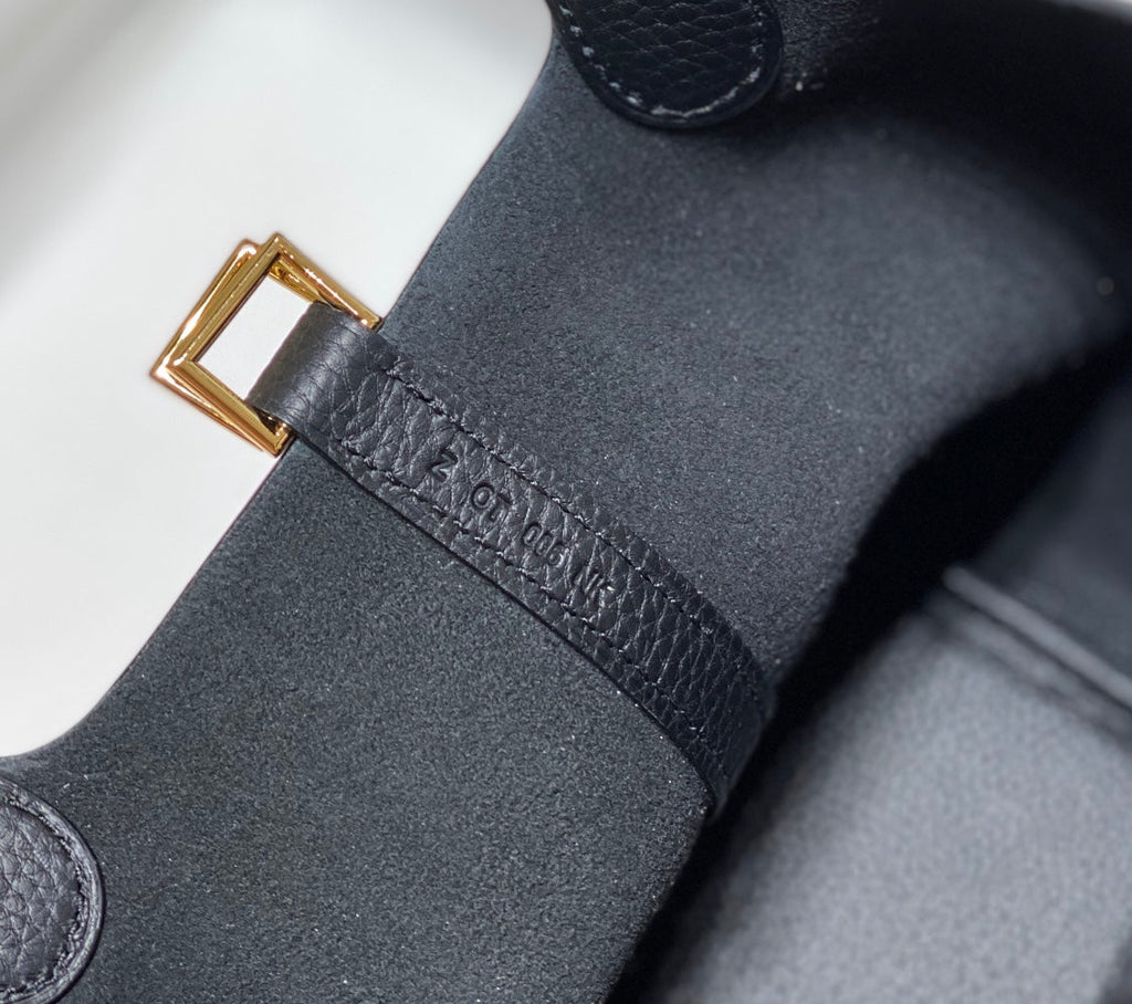 Hermes Picotin Lock 18 Black Togo Ghw Bag