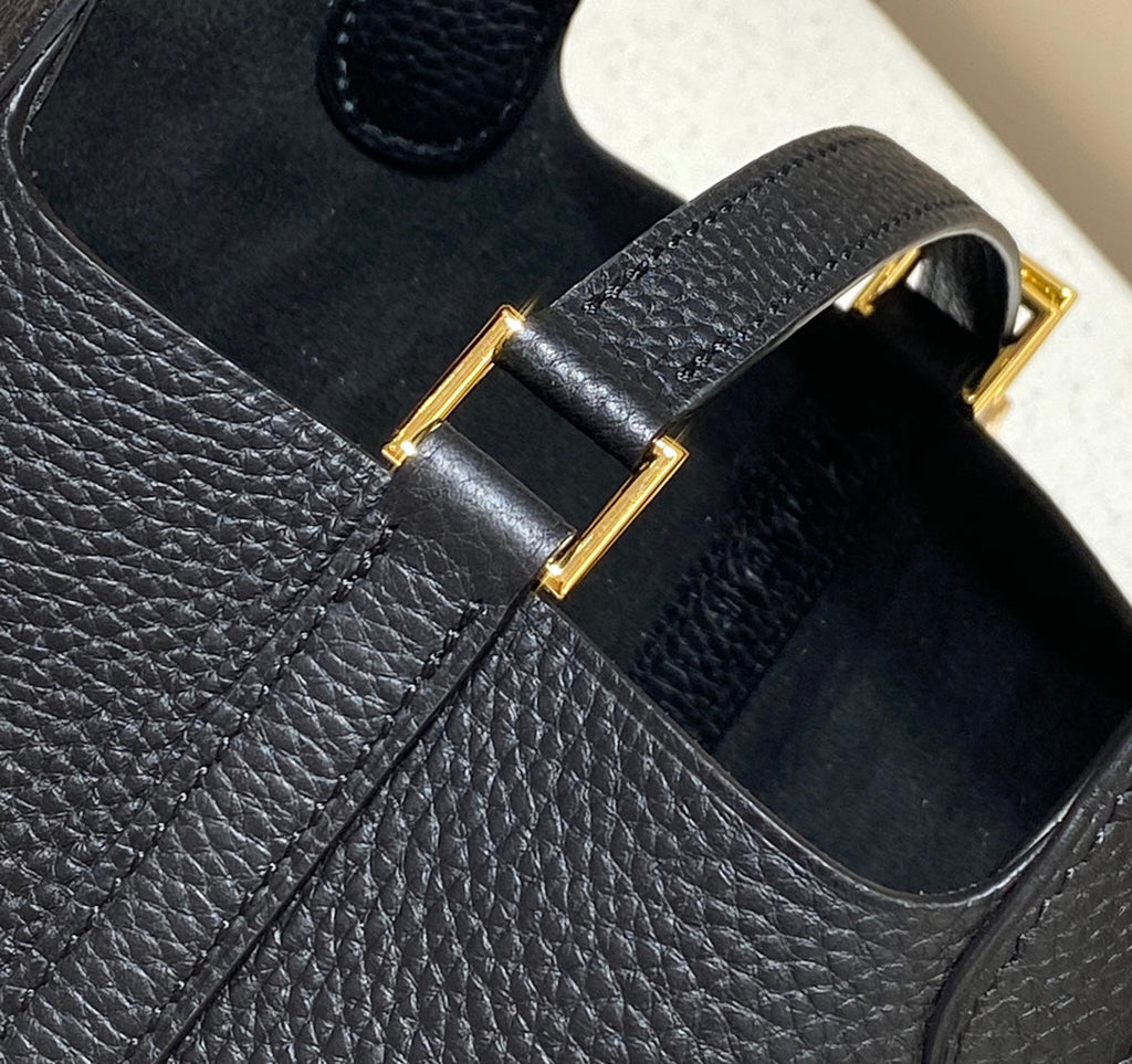 Hermes Picotin Lock 18 Black Togo Ghw Bag