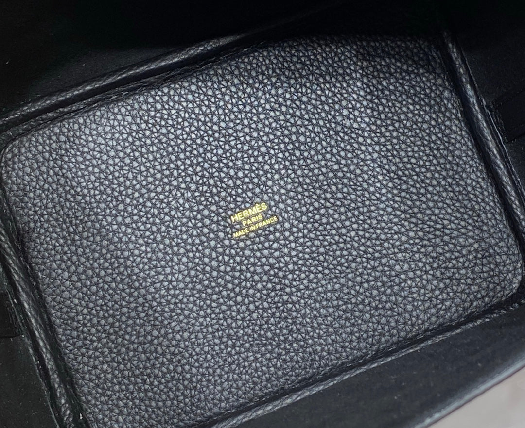 Hermes Picotin Lock 18 Black Togo Ghw Bag