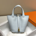 Hermes Picotin Lock 18 Sapphire Blue Togo Ghw Bag