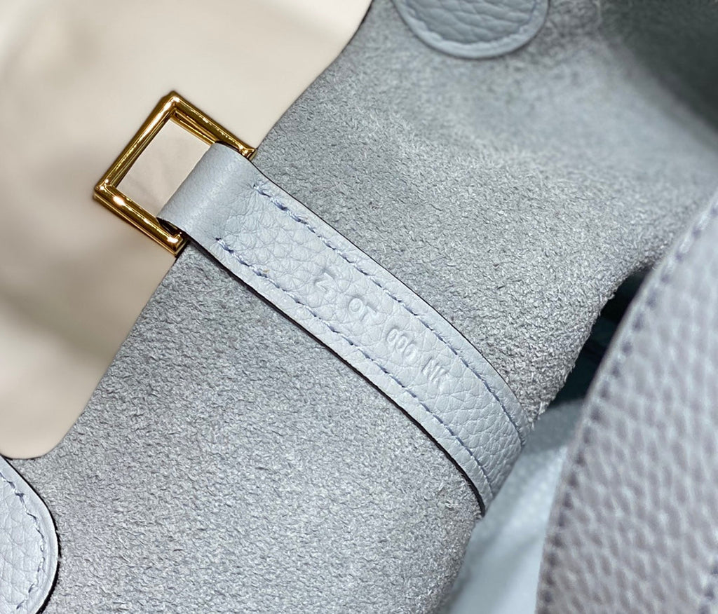 Hermes Picotin Lock 18 Sapphire Blue Togo Ghw Bag