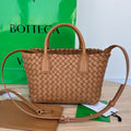 Bottega Veneta Mini Cabat 20 in Bronze Brown Lambskin Bag