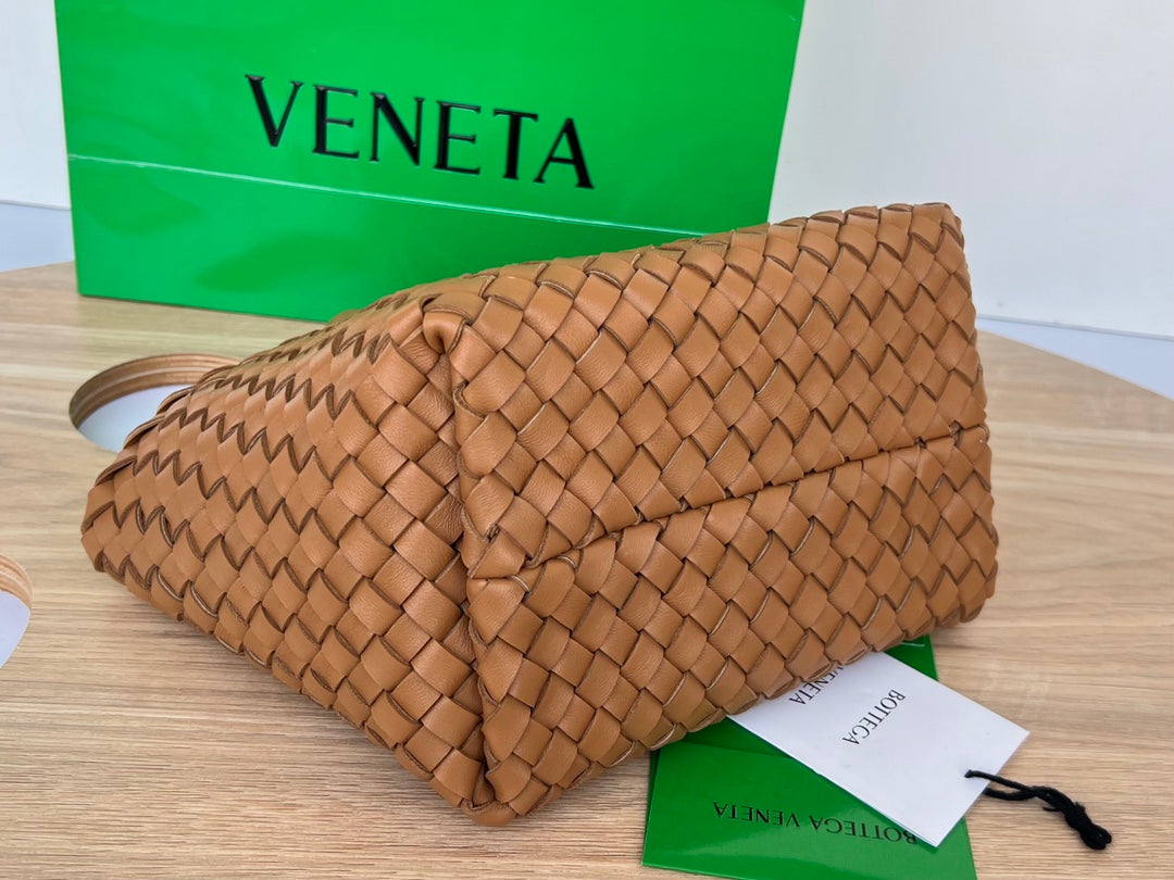 Bottega Veneta Mini Cabat 20 in Bronze Brown Lambskin Bag