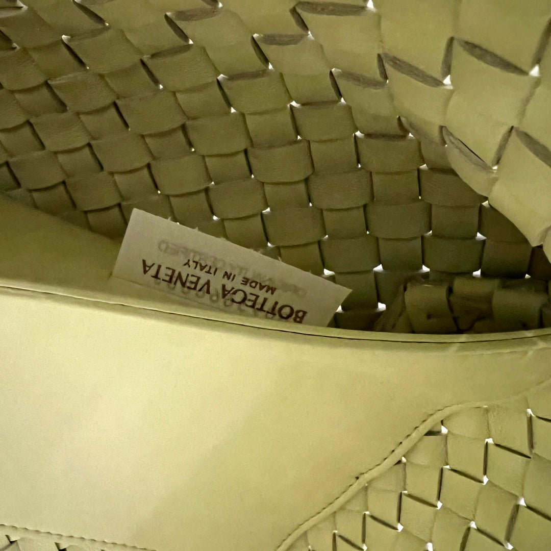Bottega Veneta Large Cabat 51 in Pastel Yellow Lambskin Bag