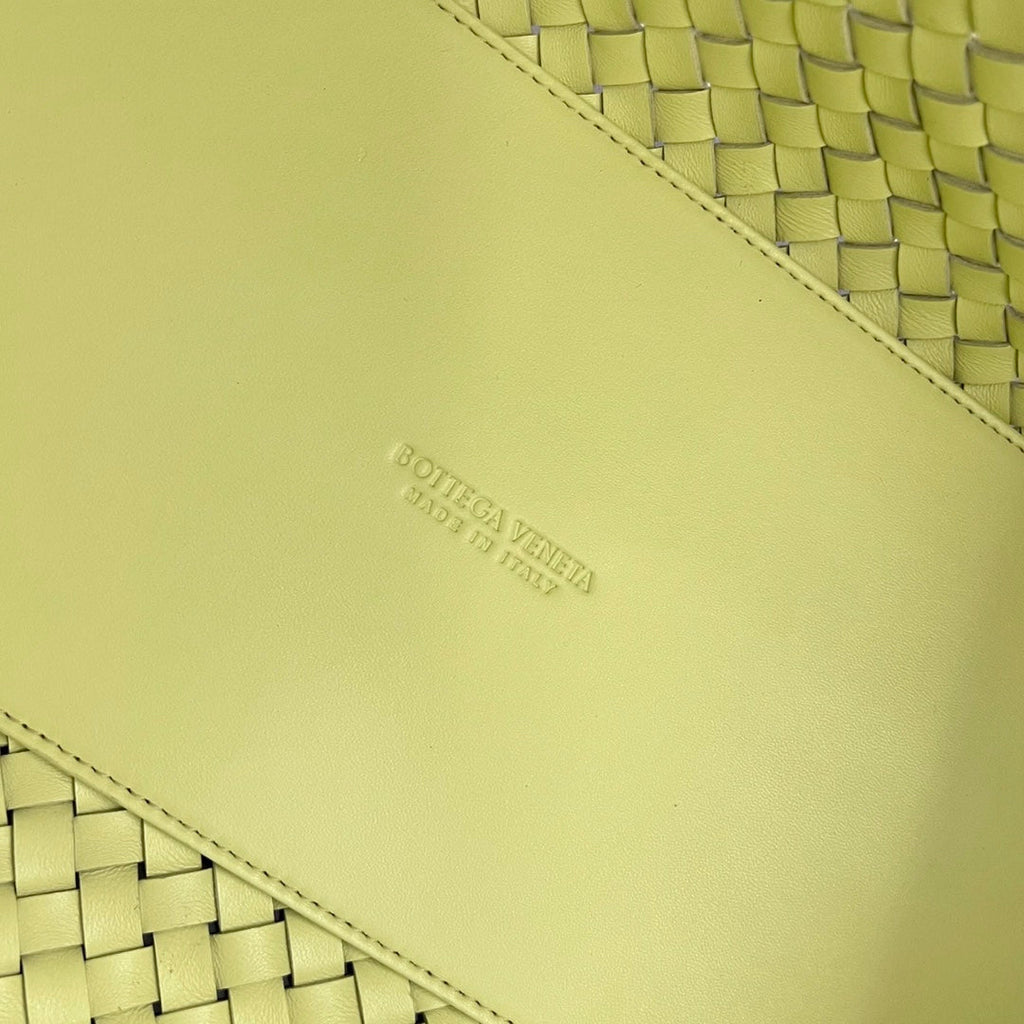 Bottega Veneta Large Cabat 51 in Pastel Yellow Lambskin Bag