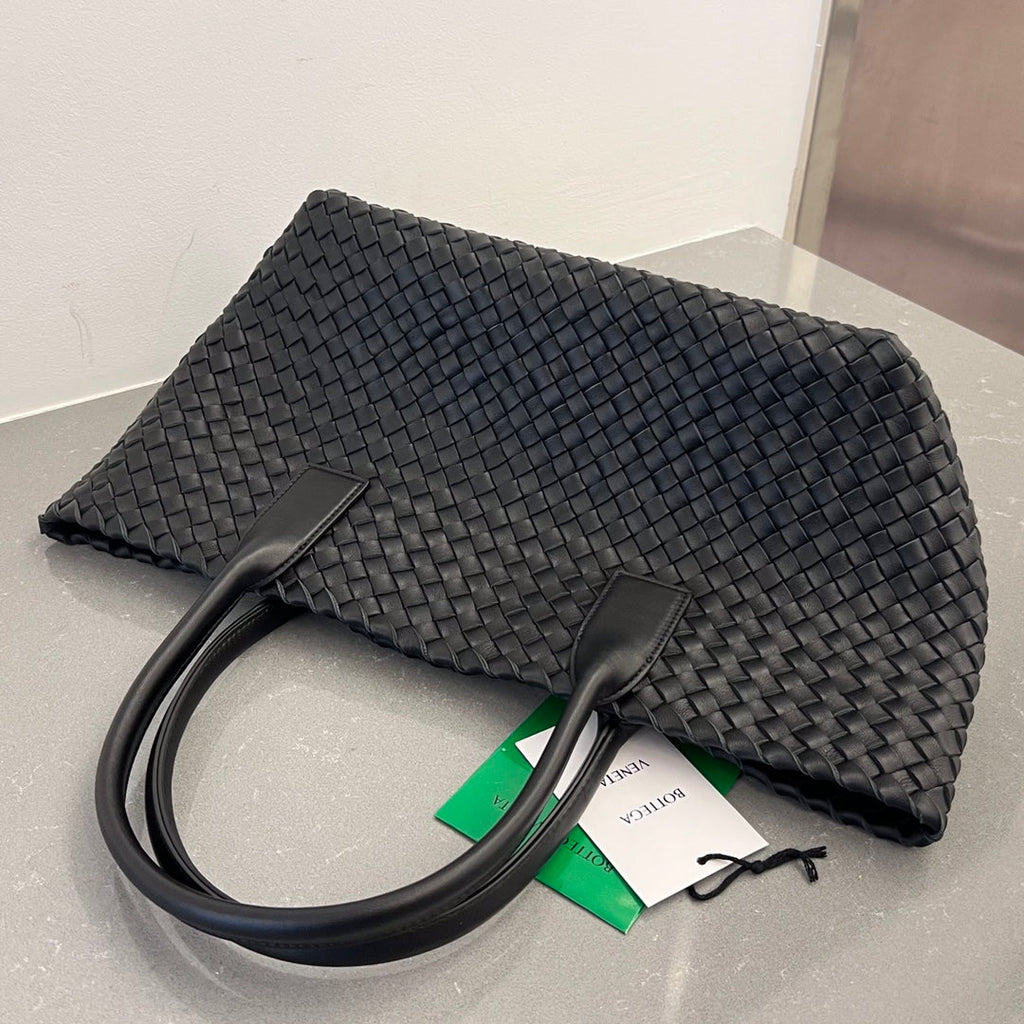 Bottega Veneta Small Cabat 32 in Black Lambskin Bag