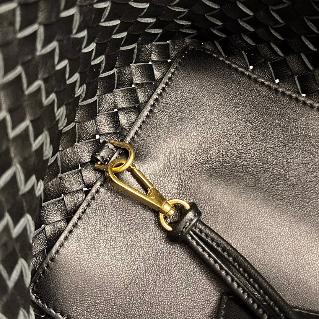Bottega Veneta Small Cabat 32 in Black Lambskin Bag