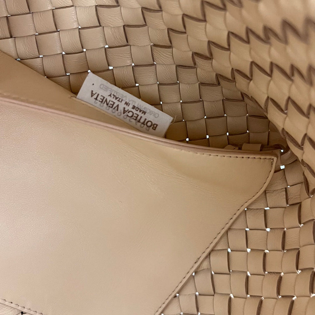 Bottega Veneta Small Cabat 32 in Cream Lambskin Bag