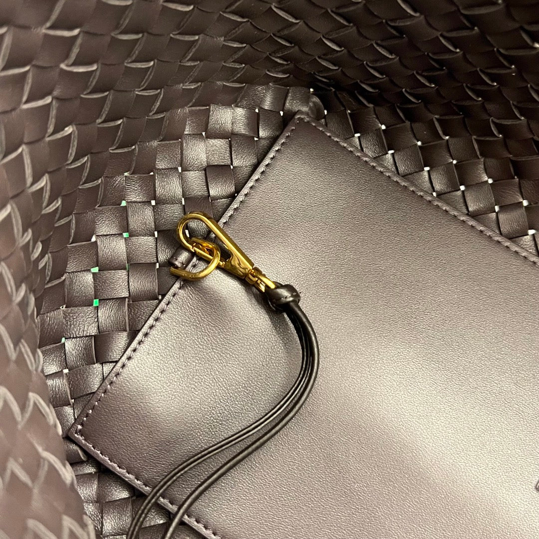 Bottega Veneta Small Cabat 32 in Hickory Brown Lambskin Bag