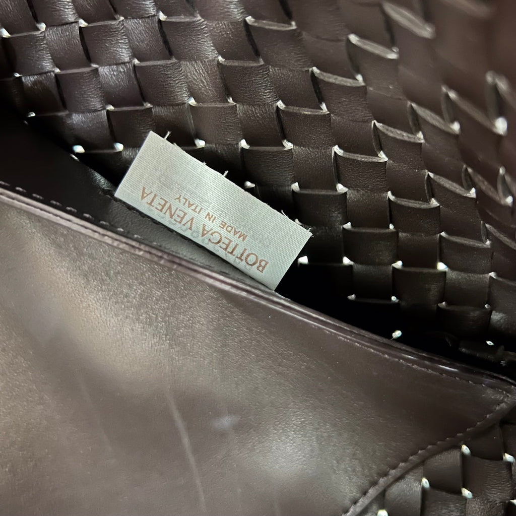 Bottega Veneta Small Cabat 32 in Hickory Brown Lambskin Bag