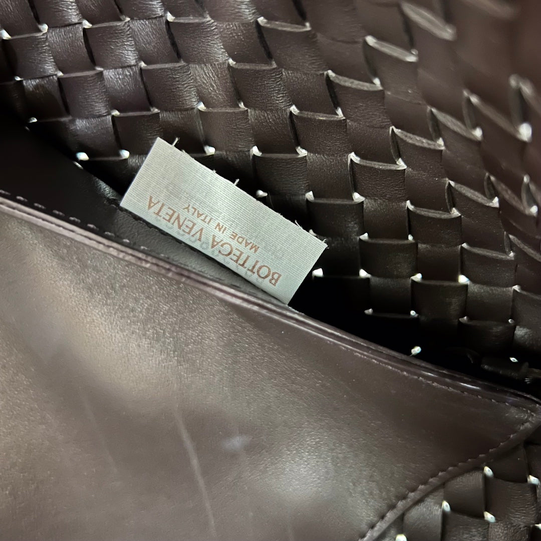 Bottega Veneta Small Cabat 32 in Hickory Brown Lambskin Bag