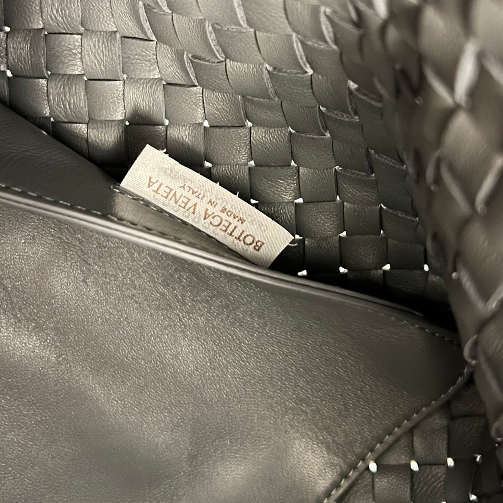 Bottega Veneta Small Cabat 32 in Smoke Gray Lambskin Bag