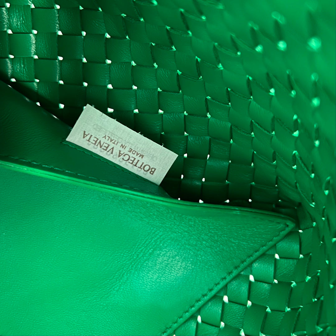 Bottega Veneta Small Cabat 32 in Green Lambskin Bag
