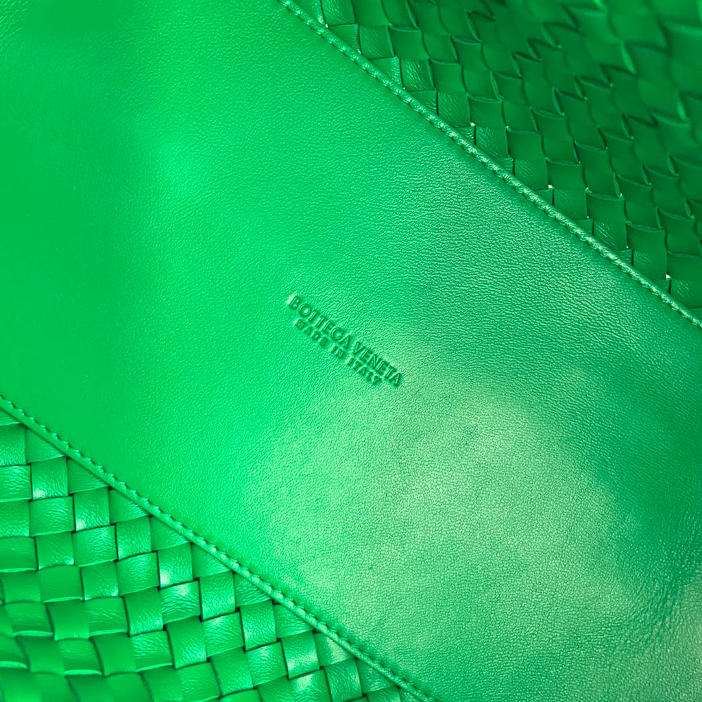 Bottega Veneta Small Cabat 32 in Green Lambskin Bag