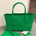 Bottega Veneta Small Cabat 32 in Green Lambskin Bag
