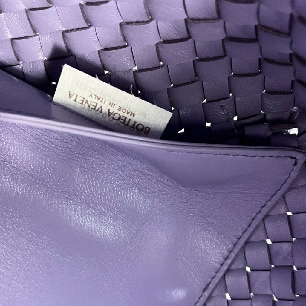 Bottega Veneta Small Cabat 32 in Periwinkle Purple Lambskin Bag
