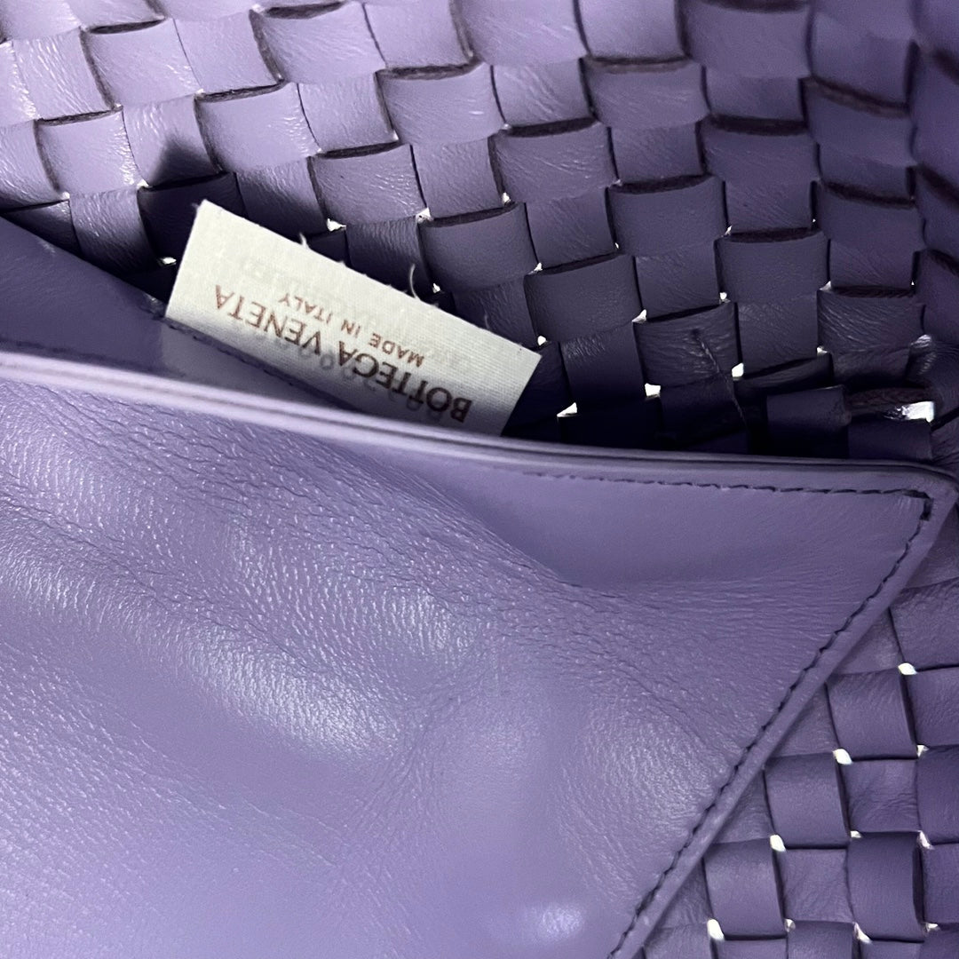 Bottega Veneta Small Cabat 32 in Periwinkle Purple Lambskin Bag