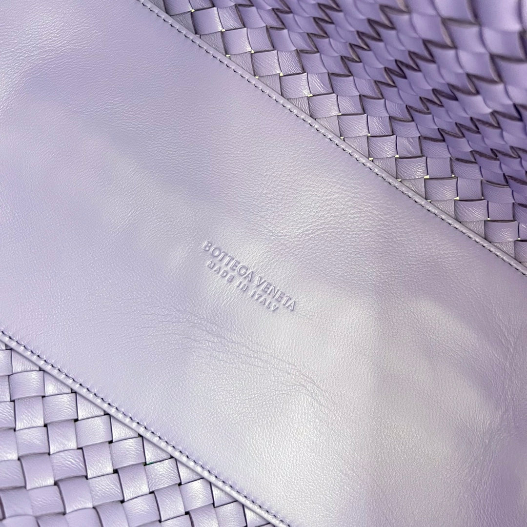 Bottega Veneta Small Cabat 32 in Periwinkle Purple Lambskin Bag