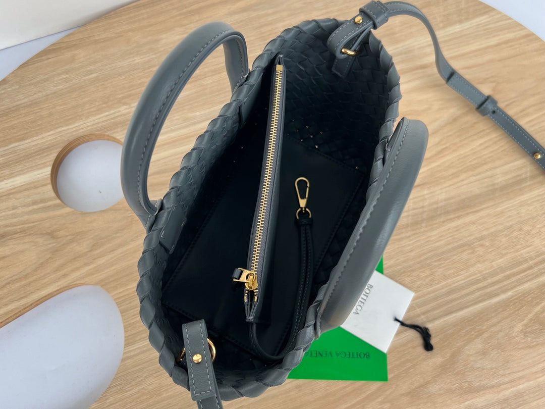 Bottega Veneta Mini Cabat 20 in Onyx Black Lambskin Bag