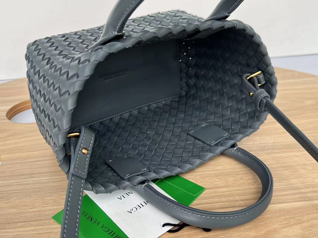 Bottega Veneta Mini Cabat 20 in Onyx Black Lambskin Bag