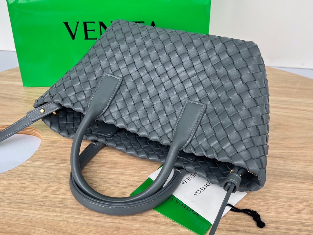 Bottega Veneta Mini Cabat 20 in Onyx Black Lambskin Bag