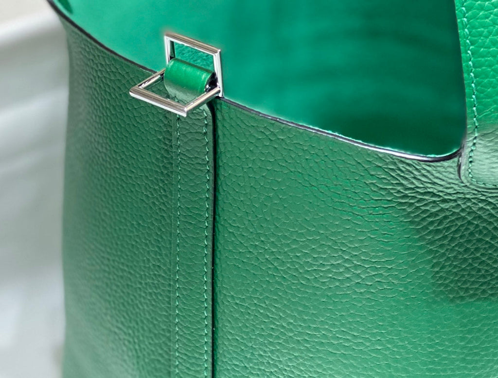 Hermes Picotin Lock Emerald Togo Ghw Bag