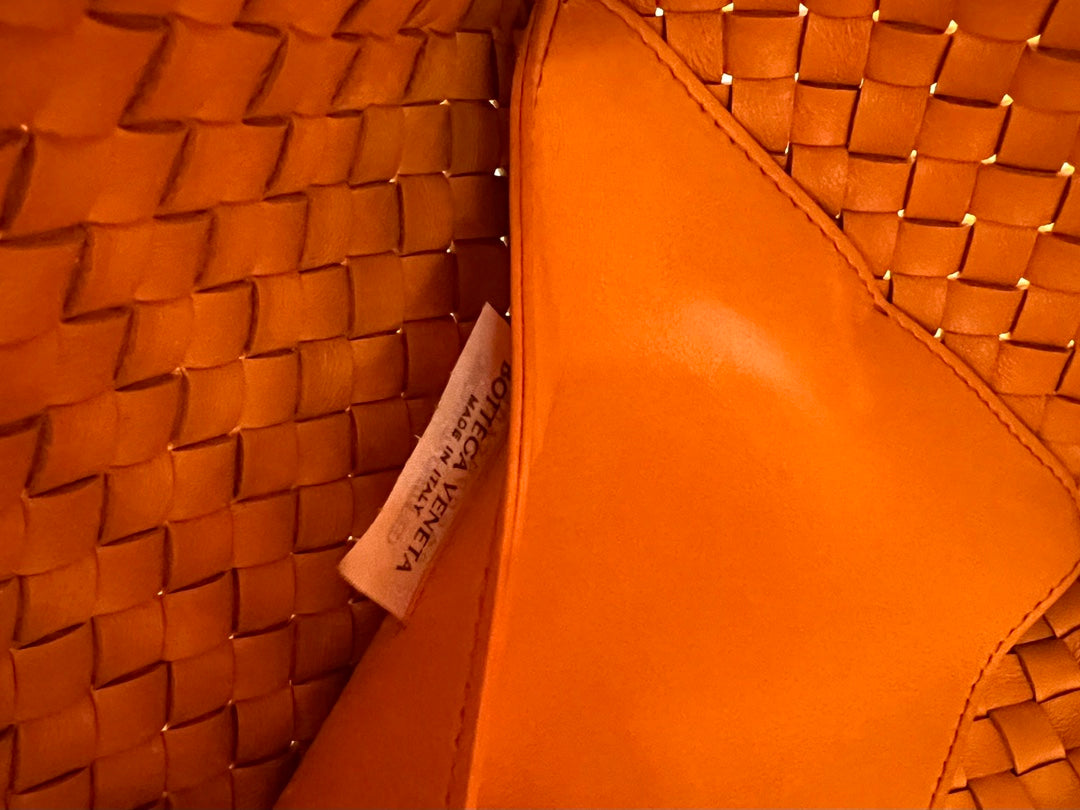Bottega Veneta Small Cabat 32 in Ut Orange Lambskin Bag