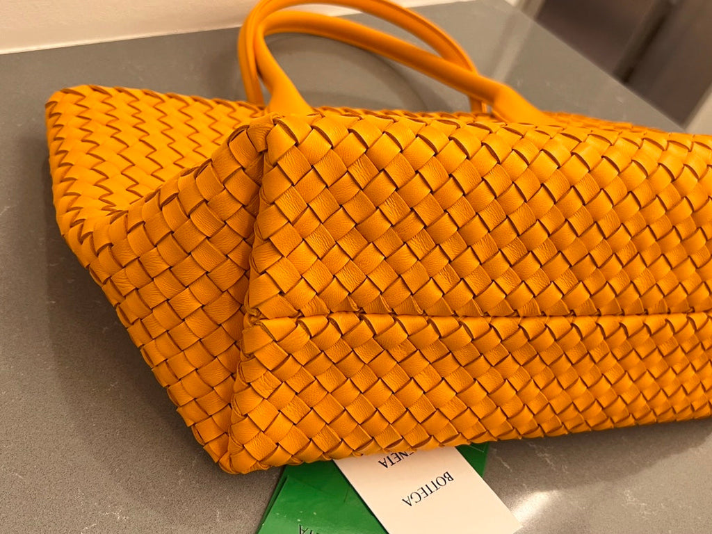 Bottega Veneta Small Cabat 32 in Ut Orange Lambskin Bag
