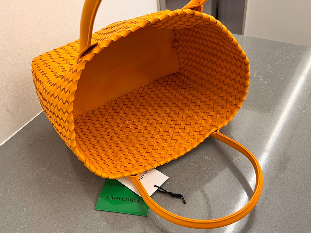 Bottega Veneta Small Cabat 32 in Ut Orange Lambskin Bag