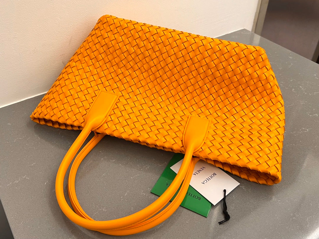 Bottega Veneta Small Cabat 32 in Ut Orange Lambskin Bag
