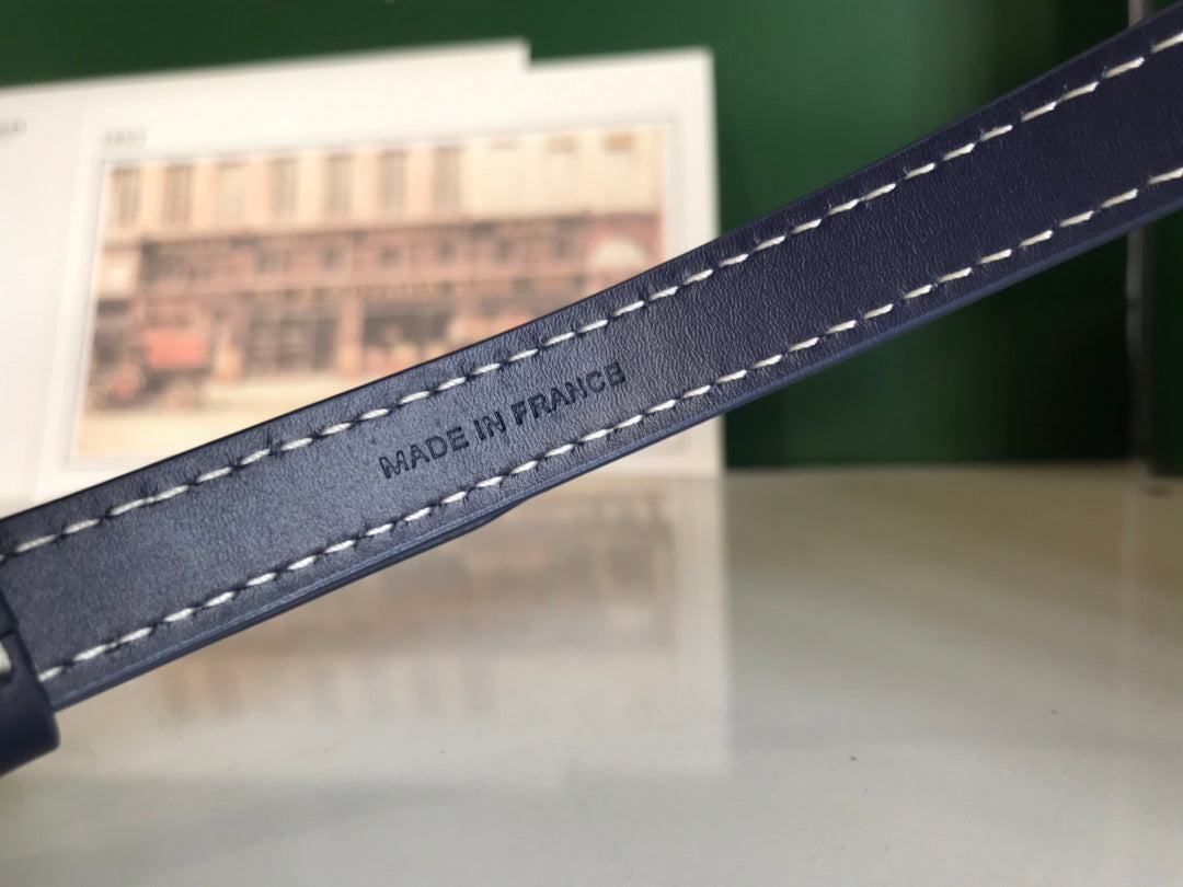 Goyard Muse Vanity Case 20 in Navy Blue Goyardine Canvas
