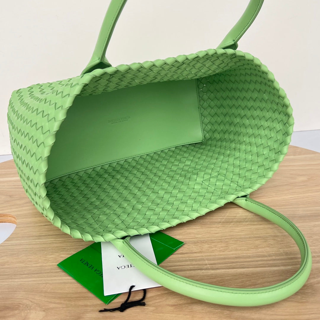 Bottega Veneta Small Cabat 32 in Light Green Lambskin Bag