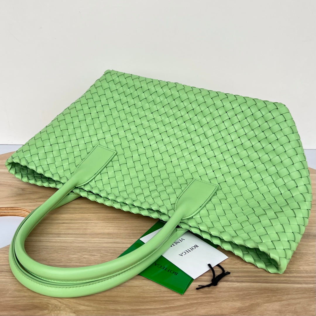 Bottega Veneta Small Cabat 32 in Light Green Lambskin Bag
