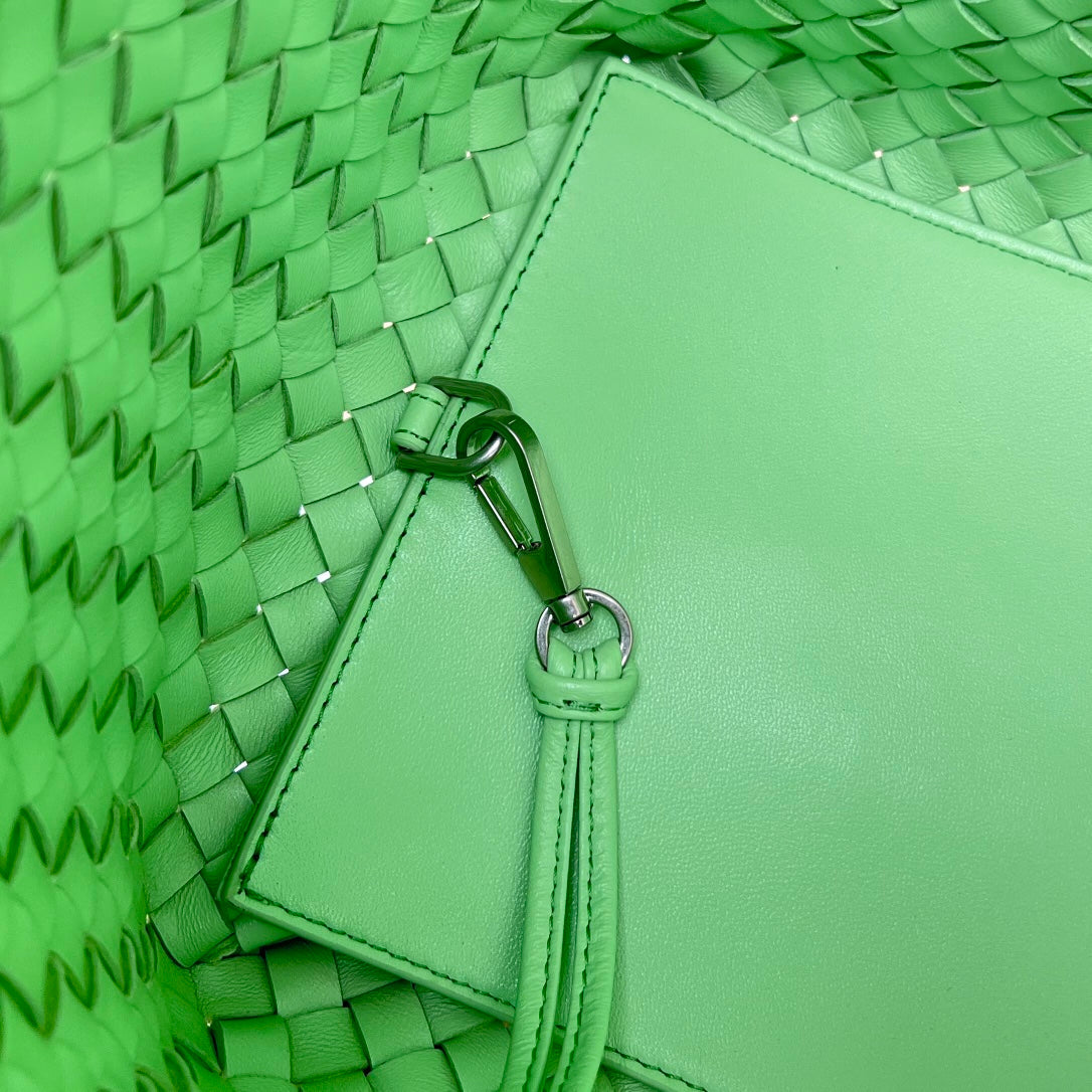 Bottega Veneta Small Cabat 32 in Light Green Lambskin Bag