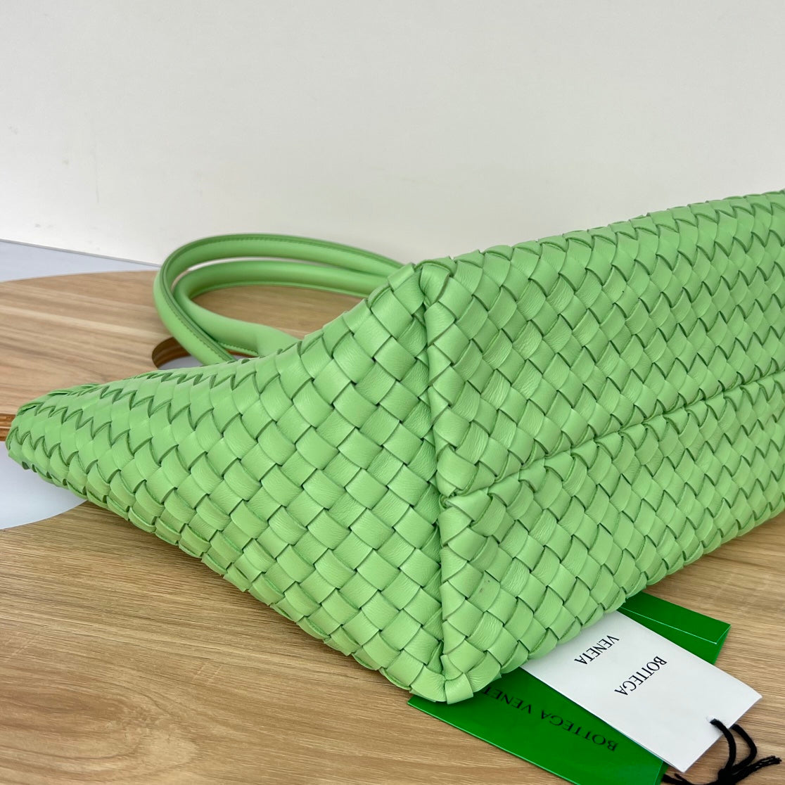 Bottega Veneta Small Cabat 32 in Light Green Lambskin Bag