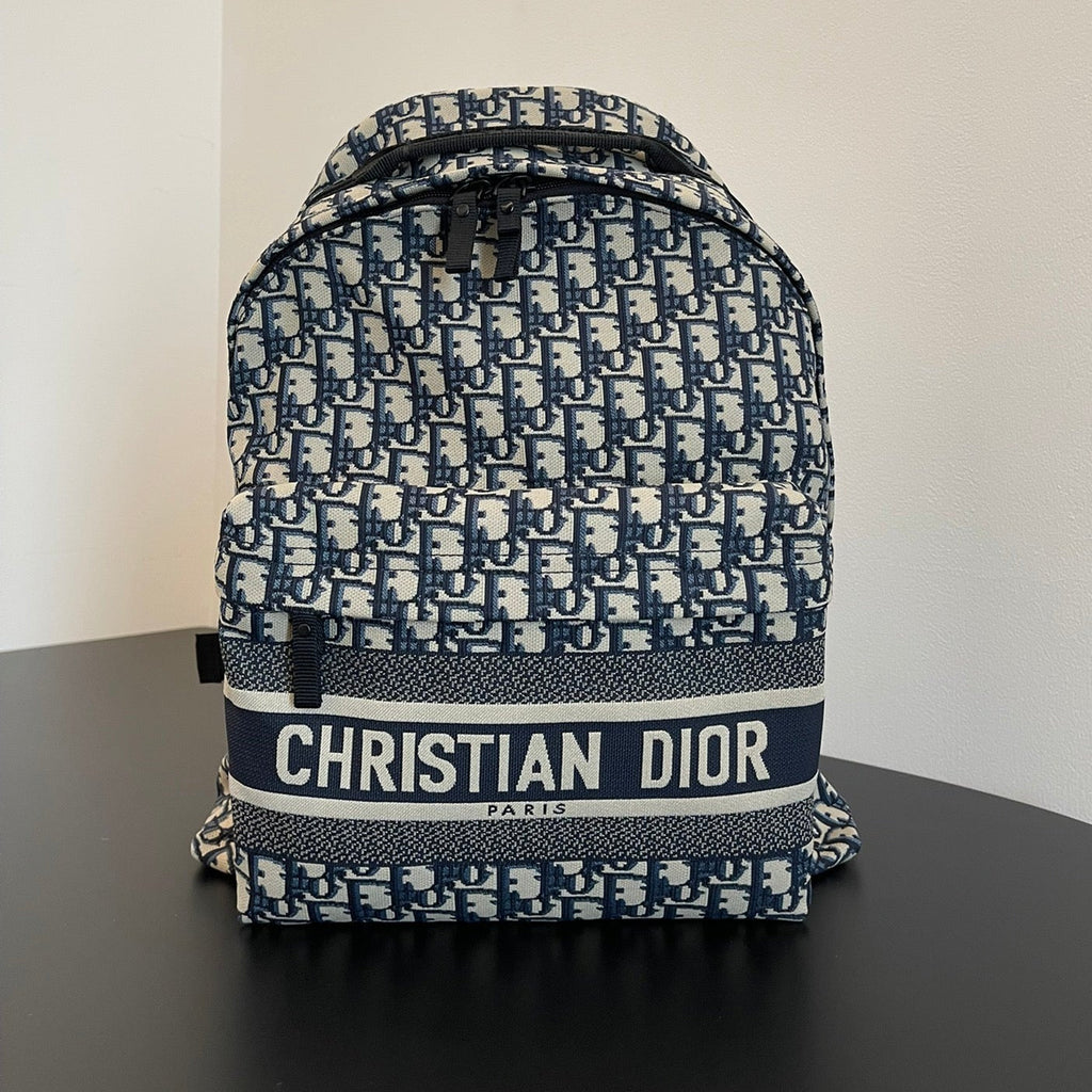 Dior Travel Backpack 41 in Oblique Jacquard
