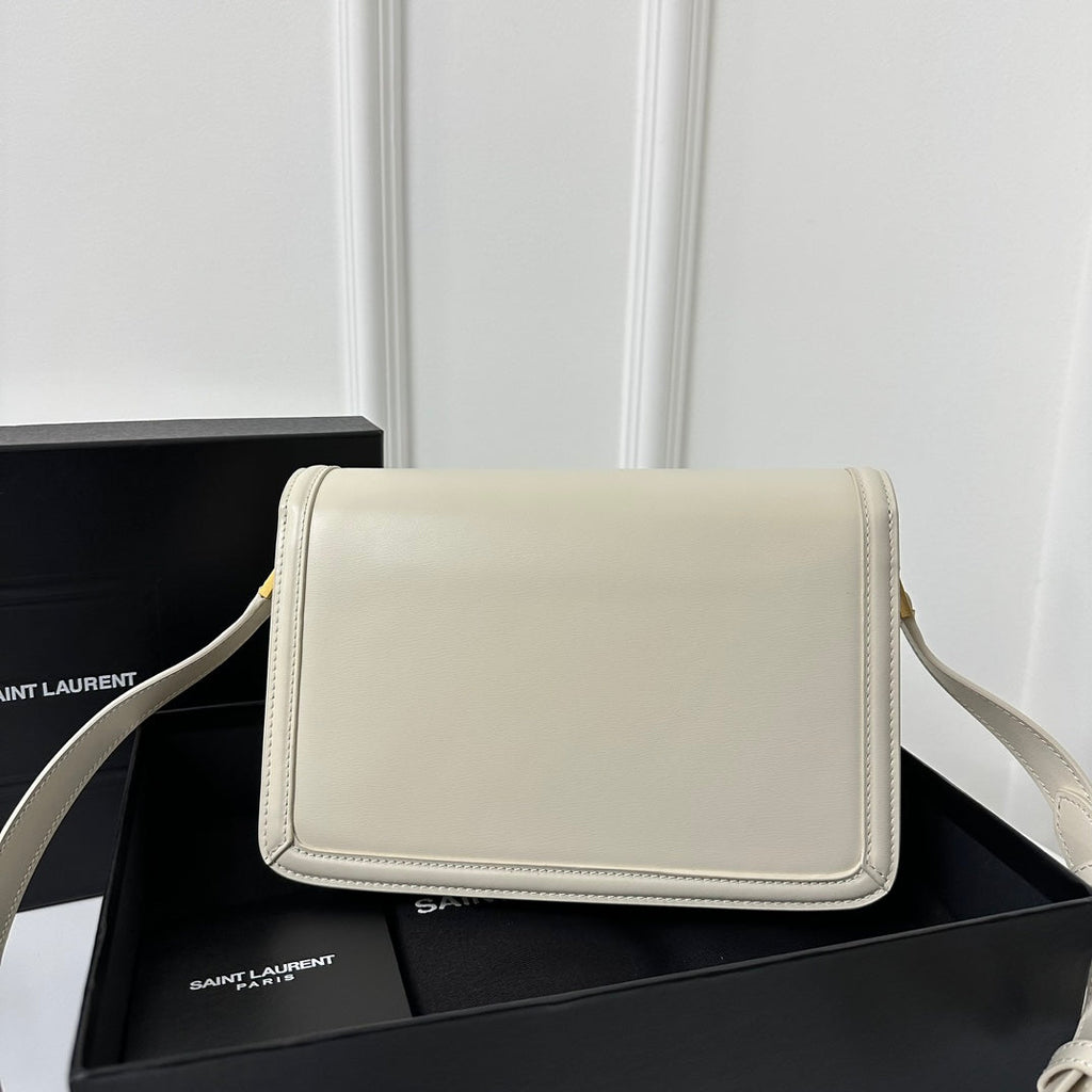 Solferino 23 Satchel in Box White Calfskin