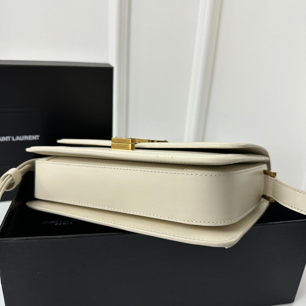 Solferino 23 Satchel in Box White Calfskin