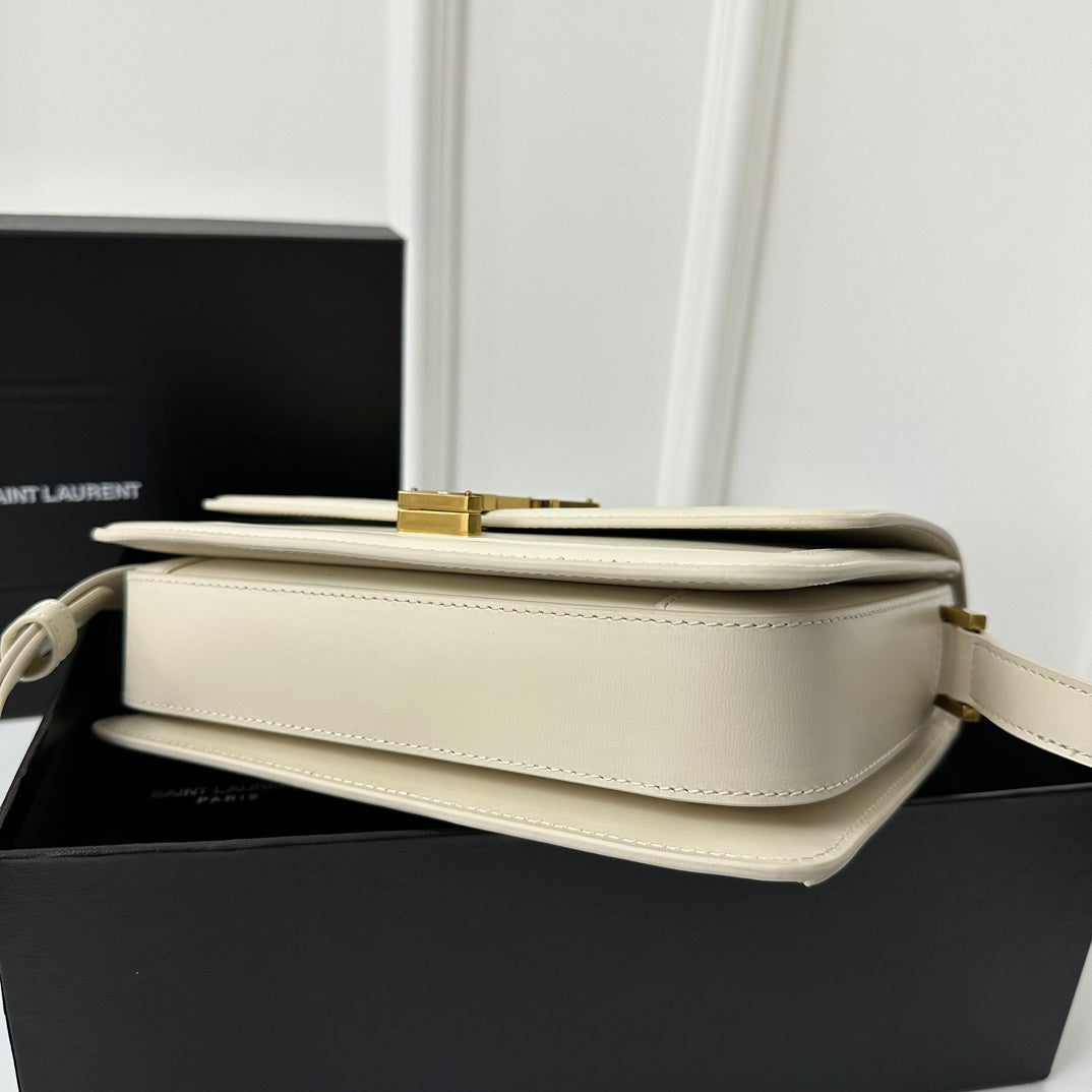 Solferino 23 Satchel in Box White Calfskin