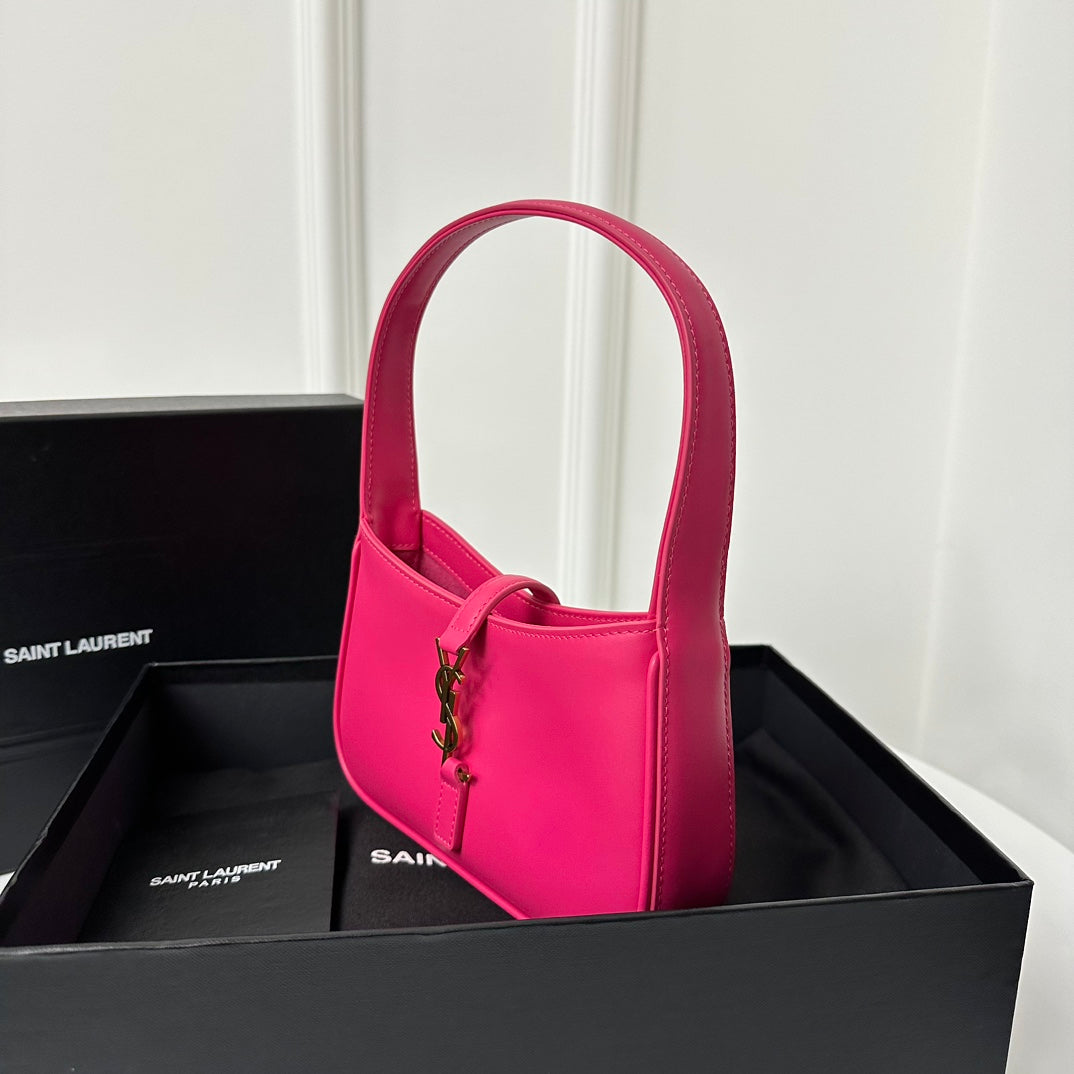 Saint Laurent Mini 19 Bright Pink Smooth Calfskin Bag