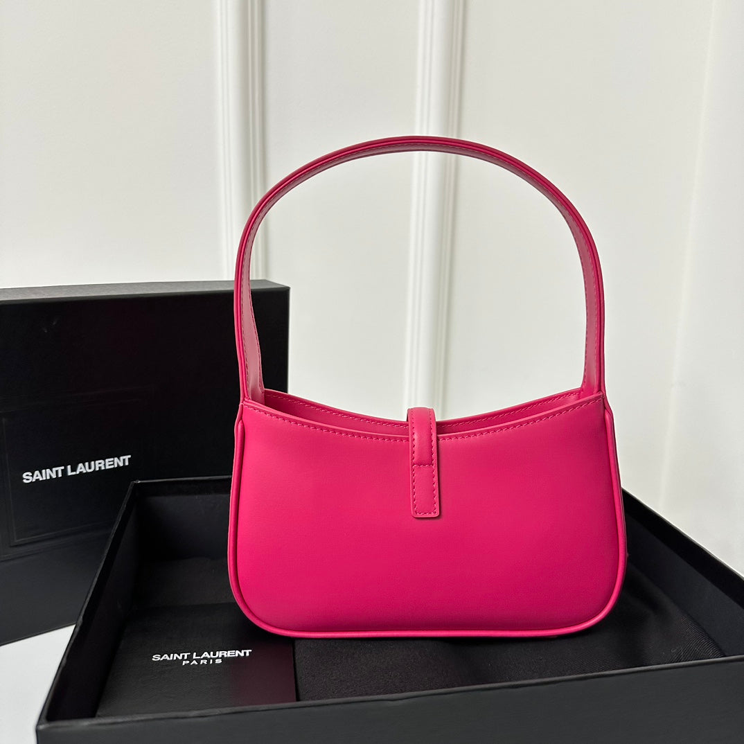 Saint Laurent Mini 19 Bright Pink Smooth Calfskin Bag