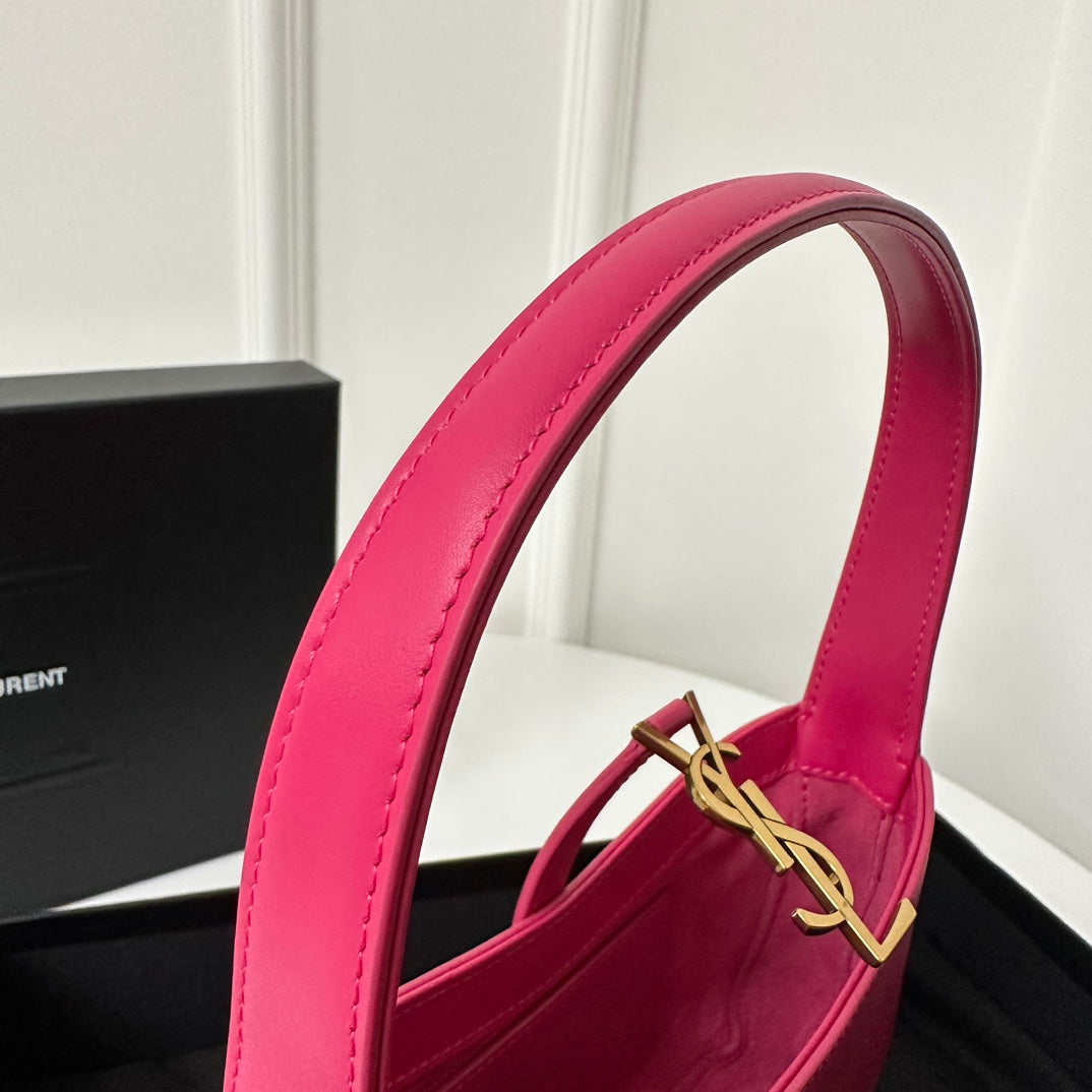 Saint Laurent Mini 19 Bright Pink Smooth Calfskin Bag