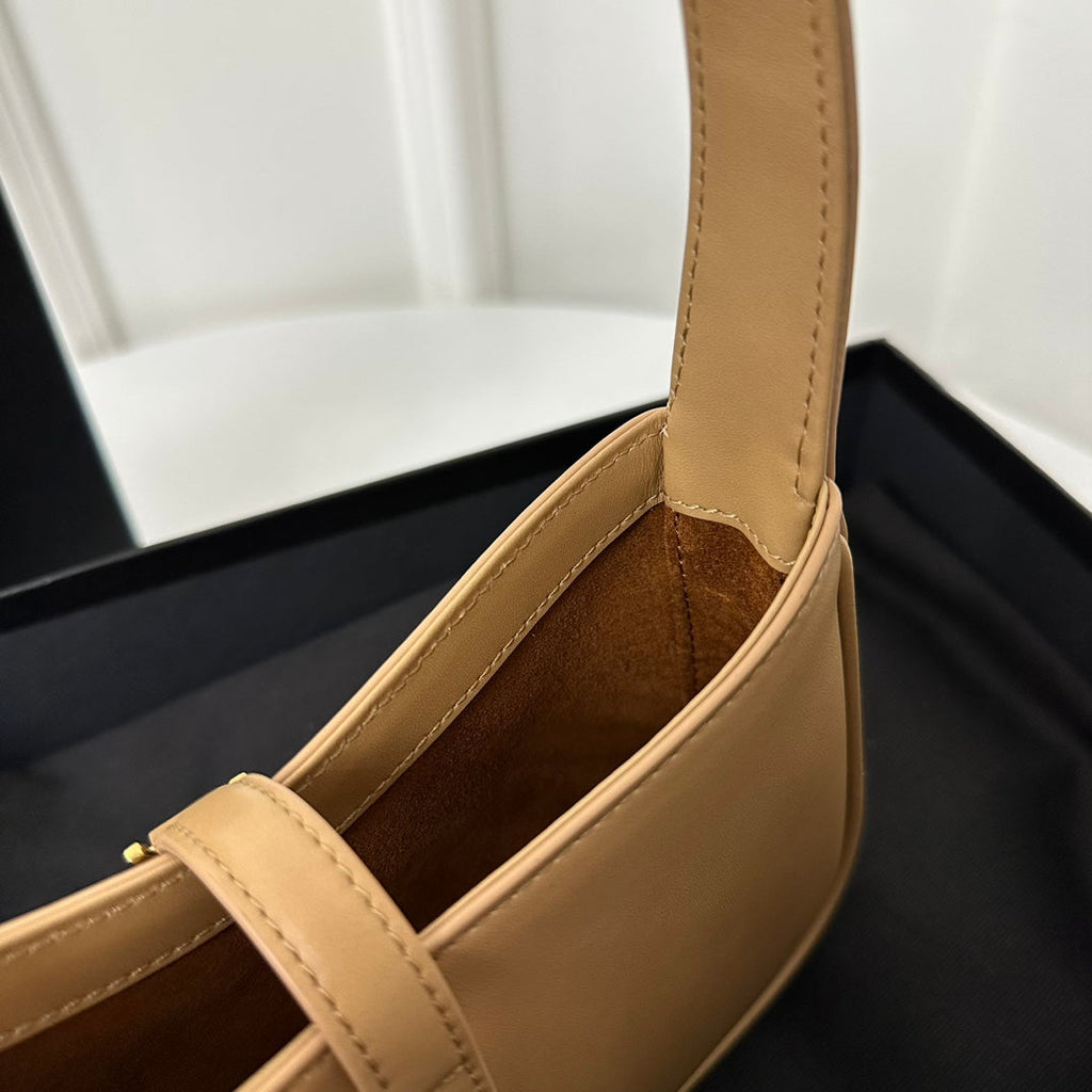Saint Laurent Mini 19 Yellow Cream Smooth Calfskin Bag