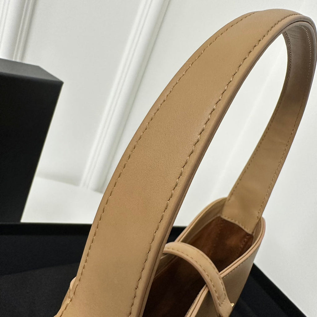 Saint Laurent Mini 19 Yellow Cream Smooth Calfskin Bag