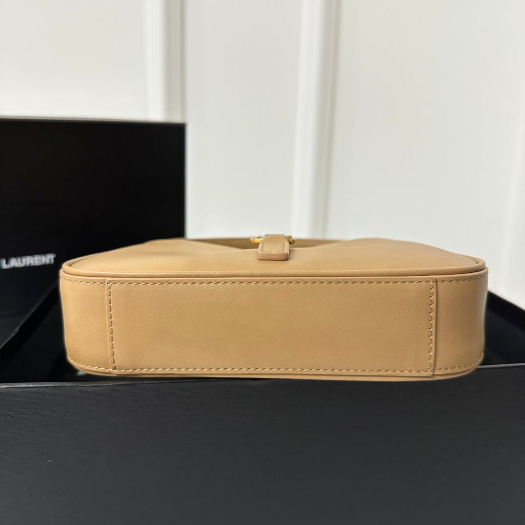 Saint Laurent Mini 19 Yellow Cream Smooth Calfskin Bag